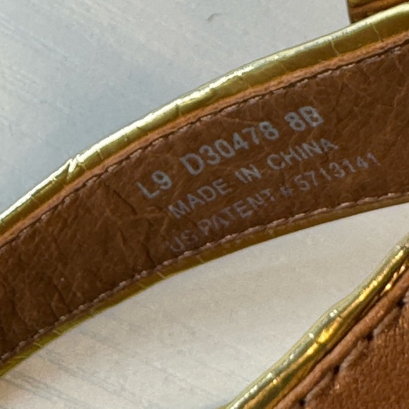 Cole Haan Air Wedge Thong Sandal Platform Flip Flop in Cognac Size 8 - Picture 10 of 10